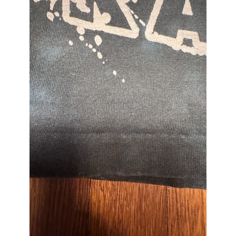 Vintage Oakland Raiders Tie Dye Splash Mens Medium T-Shirt Single Stitch NFL - Picture 6 of 9